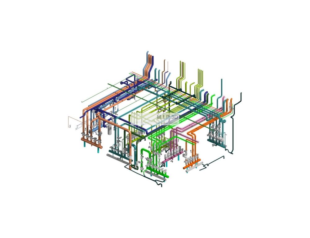 3D - Modellierung Rohrleitungsverläufen