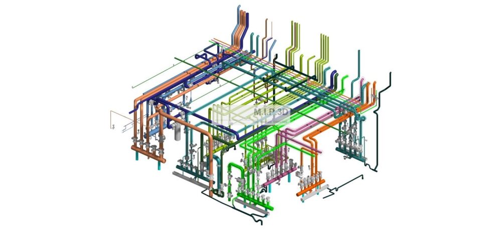 3D - Modellierung Rohrleitungsverläufen