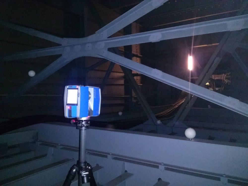 3D-Stahlkonstruktionsvermessung mittels 3D-Laserscanning, Praterbrücke Wien