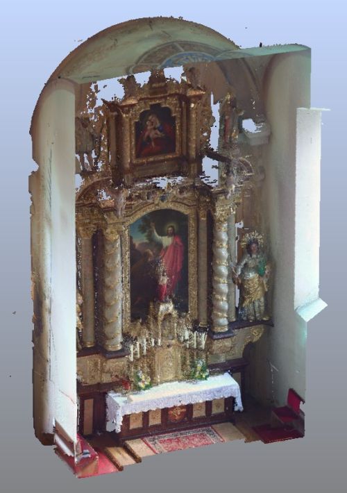 3D-Kulturgutsicherung, 3D-Laserscan Altar