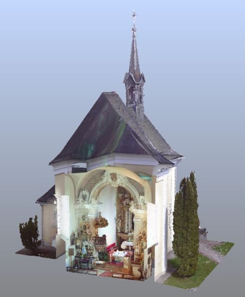 D-Kulturgutsicherung, 3D-Laserscan Kirchenapsis